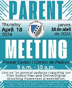 parent meeting 4-18